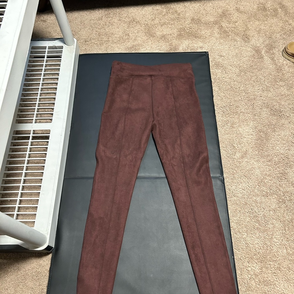 SPANX maroon Leggings